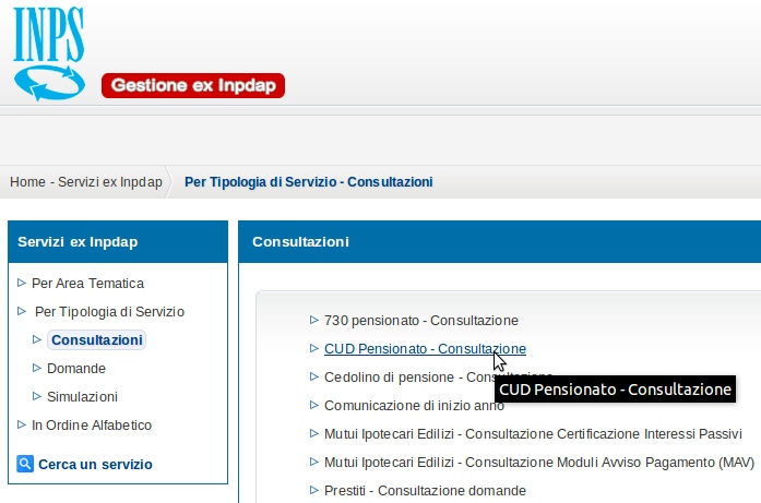 Cedolino Pensione Inps ex Inpdap Come Visualizzarlo online